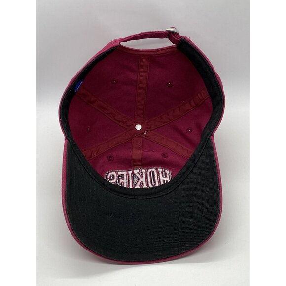 Virginia Tech Hokies Maroon Cap Hat Strap-back NCAA VT ACC Signatures - Picture 15 of 16